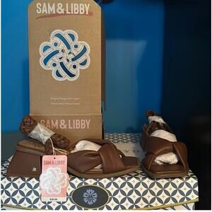 Sam & Libby Sutton Sandals size 8 NWT